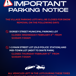 Parking Lot Closure